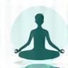 Person meditating icon representing stress-free meals